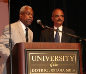 Wade Henderson and Eric Holder